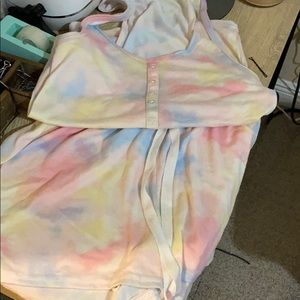 Tie dye pajama set